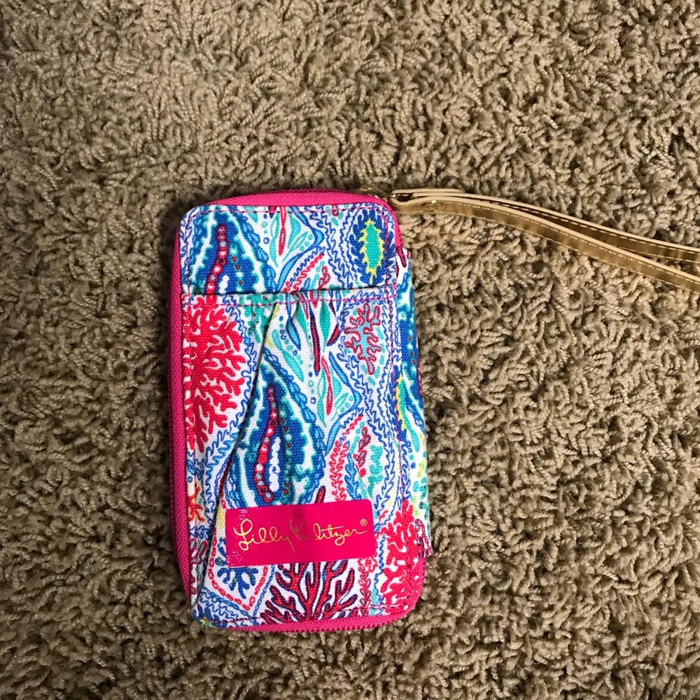 Lilly Pulitzer card holder/wallet/wristlet